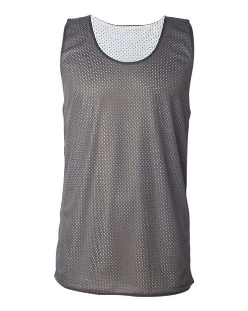 Badger Men's Pro Mesh Reversible Tank Top - Graphite/ White