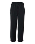 Badger Unisex Performance Fleece Open-Bottom Sweatpants - Black