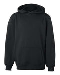 Badger Youth Performance Fleece Hooded Sweatshirt - Black
