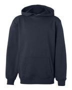 Badger Youth Performance Fleece Hooded Sweatshirt - Navy