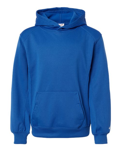 Badger Youth Performance Fleece Hooded Sweatshirt - Royal