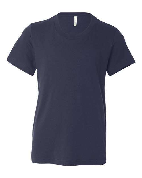 BELLA + CANVAS Youth Jersey Tee (Part 1 of 2) - Navy