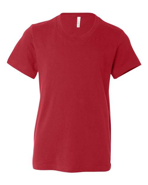 BELLA + CANVAS Youth Jersey Tee (Part 1 of 2) - Red