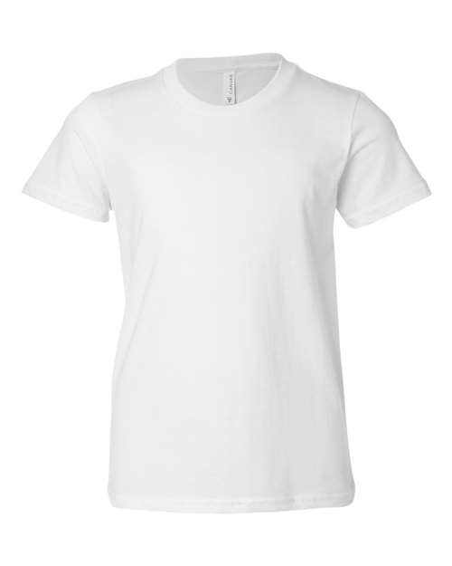 BELLA + CANVAS Youth Jersey Tee (Part 2 of 2) - White