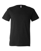 BELLA + CANVAS Men's Jersey Pocket Tee - Black