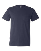 BELLA + CANVAS Men's Jersey Pocket Tee - Navy