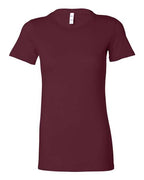 BELLA + CANVAS Women's Slim Fit Tee - Maroon