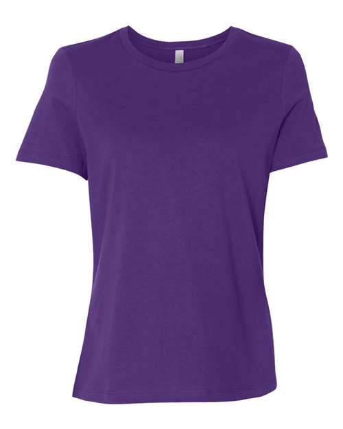 BELLA + CANVAS Women’s Relaxed Jersey Tee (Part 2 of 3) - Team Purple