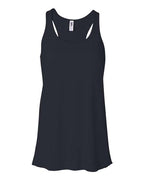 BELLA + CANVAS Women's Flowy Racerback Tank - Midnight