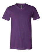 BELLA + CANVAS Unisex Jersey V-Neck Tee (Part 1 of 2) - Team Purple