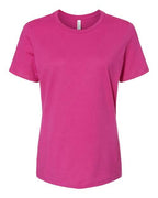 BELLA + CANVAS Women’s Relaxed Jersey Tee (Part 1 of 3) - Berry