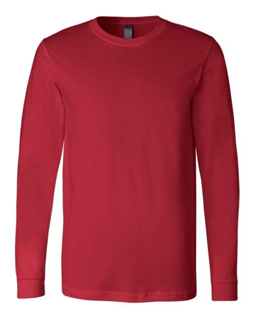 BELLA + CANVAS Unisex Jersey Long Sleeve Tee (Part 3 of 4) - Red