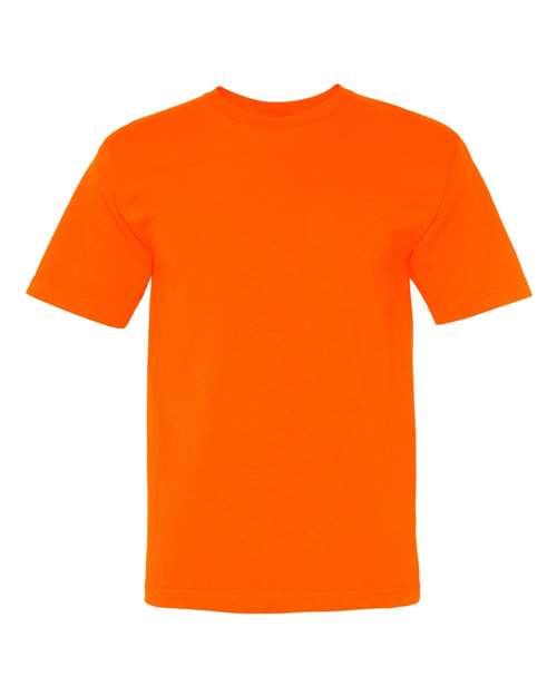 Bayside Unisex USA-Made Midweight T-Shirt (Part 1 of 2) - Bright Orange