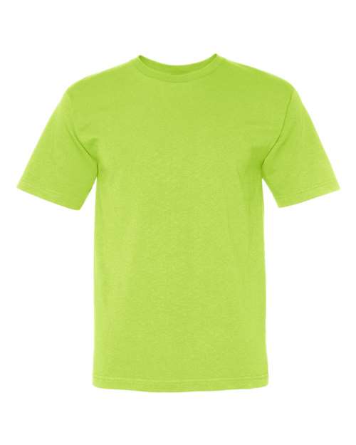 Bayside Unisex USA-Made Midweight T-Shirt (Part 1 of 2) - Lime Green