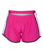 Augusta Sportswear Women's Pulse Team Running Shorts - Power Pink/ White/ Black
