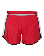 Augusta Sportswear Women's Pulse Team Running Shorts - Red/ White/ Black