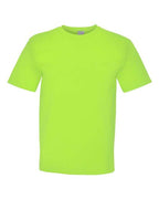 Bayside Unisex USA-Made Midweight Pocket T-Shirt - Lime Green