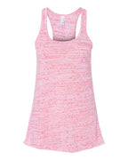 BELLA + CANVAS Women's Flowy Racerback Tank - Red Marble