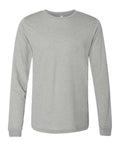 BELLA + CANVAS Unisex Triblend Long Sleeve Tee (Part 1 of 2) - Athletic Grey Triblend