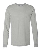 BELLA + CANVAS Unisex Triblend Long Sleeve Tee (Part 1 of 2) - Athletic Grey Triblend