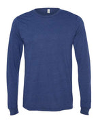 BELLA + CANVAS Unisex Triblend Long Sleeve Tee (Part 1 of 2) - Navy Triblend