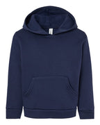 BELLA + CANVAS Toddler Sponge Fleece Pullover Hoodie Sweatshirt - Navy