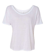 BELLA + CANVAS Women’s Slouchy Tee - White