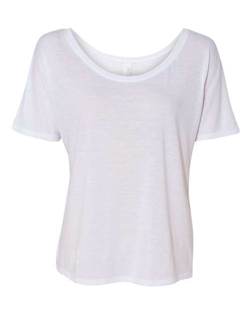BELLA + CANVAS Women’s Slouchy Tee - White