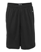 Badger Men's B-Core 10" Shorts with Pockets - Black