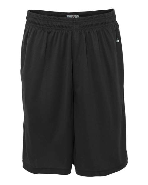 Badger Men's B-Core 10" Shorts with Pockets - Black