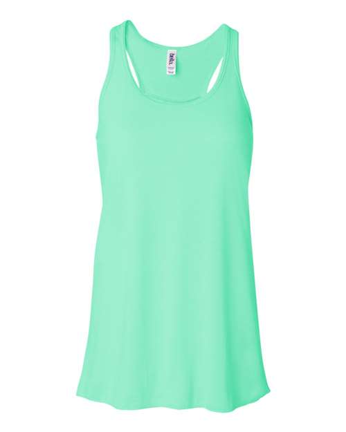 BELLA + CANVAS Women's Flowy Racerback Tank - Mint