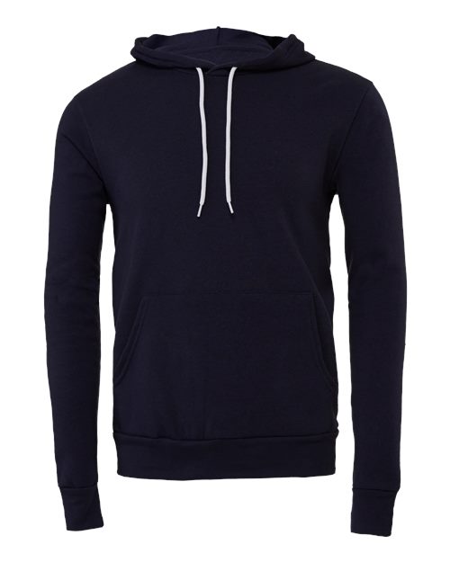 BELLA + CANVAS Unisex Sponge Fleece Hoodie Sweatshirt (Part 3 of 4) - Navy