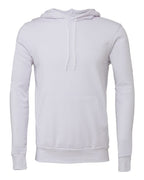 BELLA + CANVAS Unisex Sponge Fleece Hoodie Sweatshirt (Part 4 of 4) - White