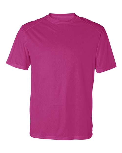 Badger Men's B-Core Sport Shoulders T-Shirt (Part 1 of 3) - Hot Pink