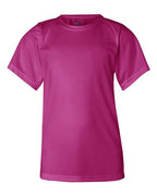 Badger Youth B-Core T-Shirt (Part 1 of 2) - Hot Pink