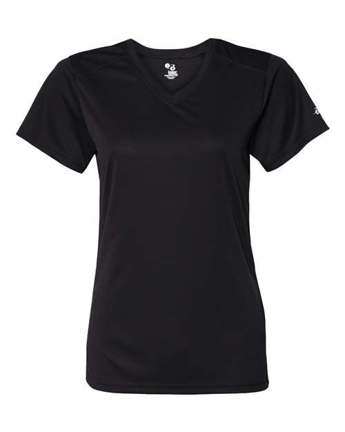 Badger Women’s B-Core V-Neck T-Shirt (Part 1 of 2) - Black