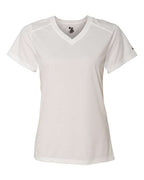 Badger Women’s B-Core V-Neck T-Shirt (Part 2 of 2) - White