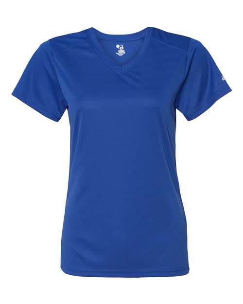 Badger Women’s B-Core V-Neck T-Shirt (Part 1 of 2) - Royal