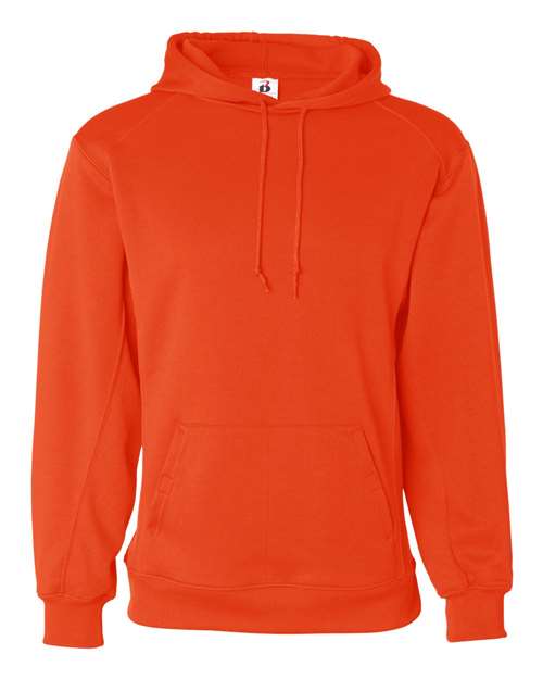 Badger Men's Performance Fleece Hooded Sweatshirt (Part 1 of 2) - Burnt Orange