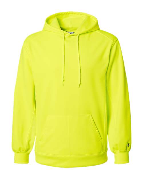 Badger Men's Performance Fleece Hooded Sweatshirt (Part 2 of 2) - Safety Yellow