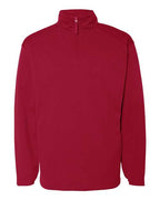 Badger Men's Performance Quarter-Zip Pullover - Red