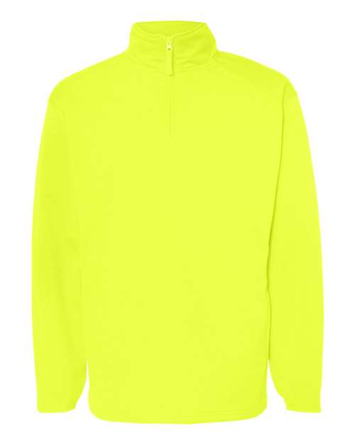 Badger Men's Performance Quarter-Zip Pullover - Safety Yellow
