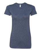 BELLA + CANVAS Women's Slim Fit Tee - Heather Navy