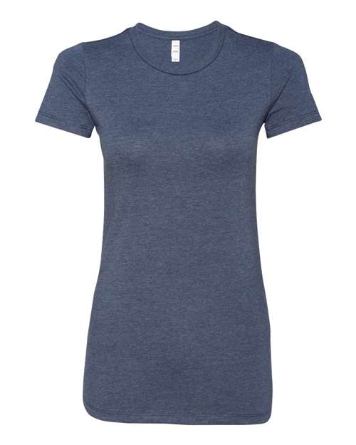 BELLA + CANVAS Women's Slim Fit Tee - Heather Navy