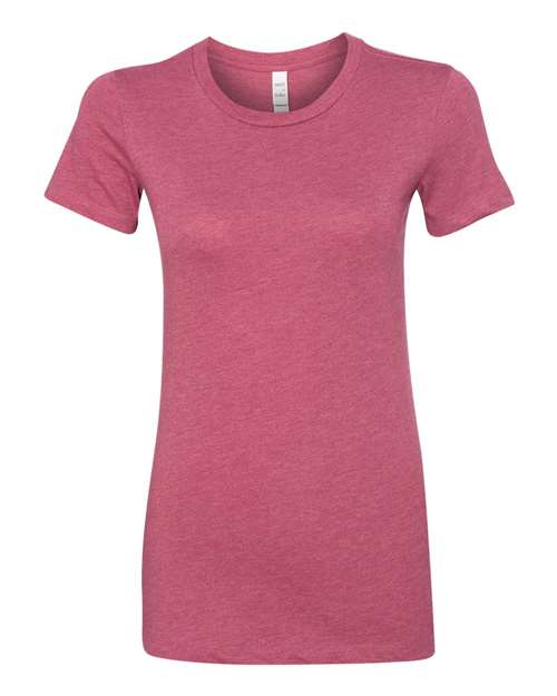 BELLA + CANVAS Women's Slim Fit Tee - Heather Raspberry
