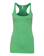 BELLA + CANVAS Women's Triblend Racerback Tank - Green Triblend