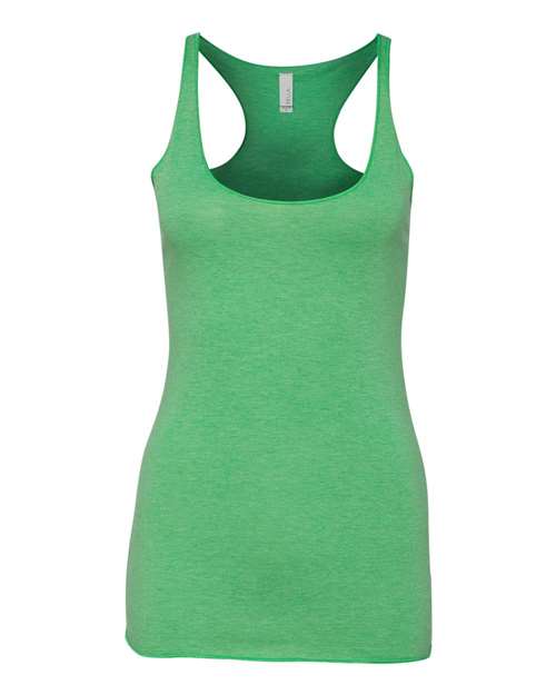BELLA + CANVAS Women's Triblend Racerback Tank - Green Triblend