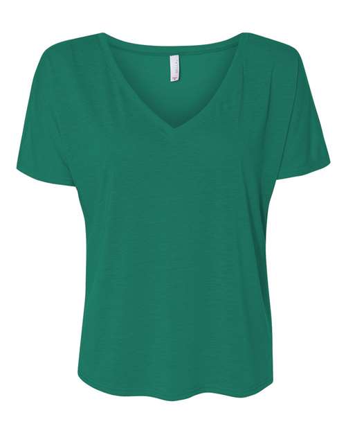 BELLA + CANVAS Women’s Slouchy V-Neck Tee - Kelly