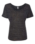 BELLA + CANVAS Women’s Slouchy Tee - Black Marble