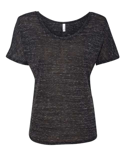 BELLA + CANVAS Women’s Slouchy Tee - Black Marble